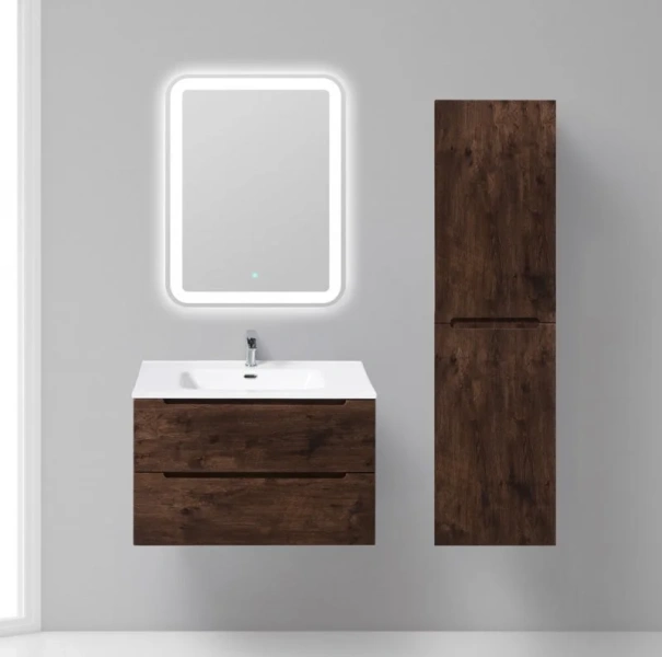 Шкаф-пенал подвесной BelBagno Etna 40 см rovere moro правосторонний - фото 3