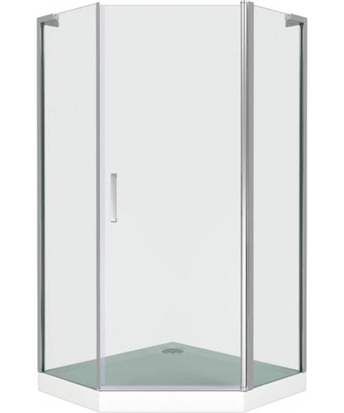 Душевой уголок BAS Pandora 90х90 см профиль хром - фото 1