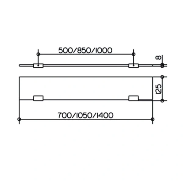 Полка  для ванной Keuco Edition 11 11110 015700 - фото 2