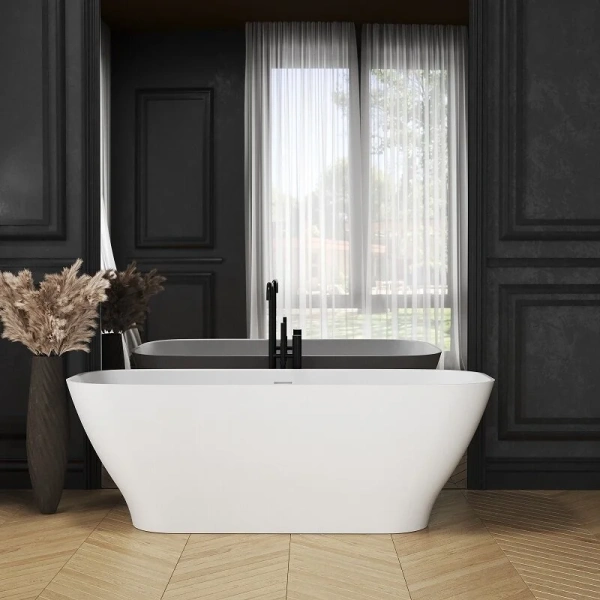 Ванна из искусственного камня Radostone Ernica VERA10000170, 170 x 70 см, цвет белый матовый - фото 4