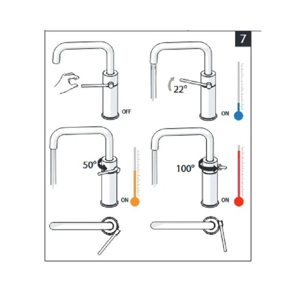 Смеситель для раковины Nobili Velis VE125128/3 высокий - фото 3