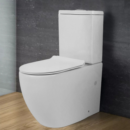 Унитаз компакт Azario Corsa безободковый, фаянс, керамика - фото 9