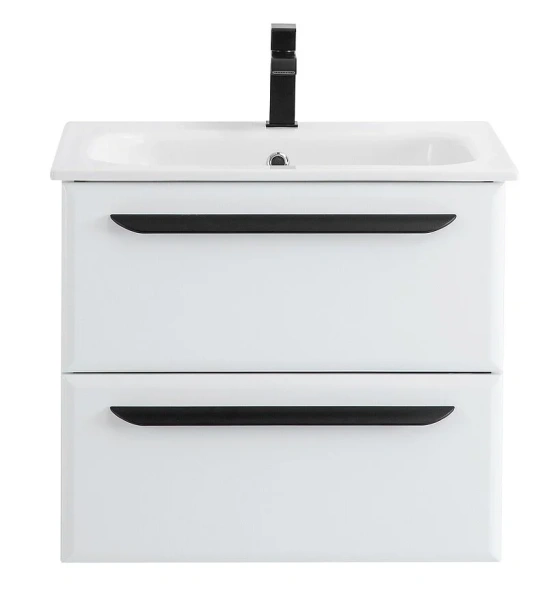 Тумба под раковину подвесная Cezares Eco 60 см bianco opaco - фото 3