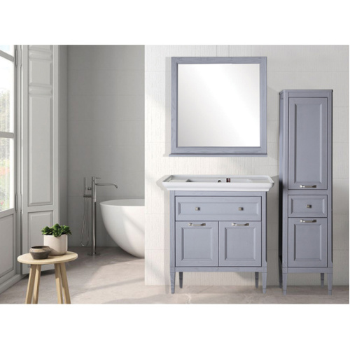 Зеркало ASB-Woodline Гранда 80 см grigio - фото 2