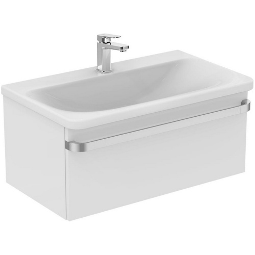 Тумба под раковину подвесная Ideal Standard Tonic II 80 см белый лак глянцевый, 80 см - фото 6