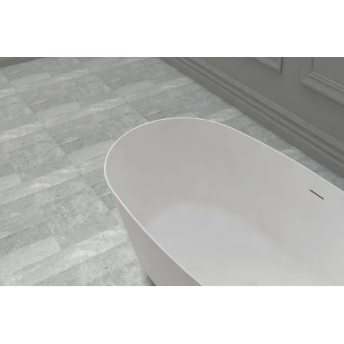 Ванна из искусственного камня Abber Stein 160х80 см белая матовая, отдельностоящие - фото 6
