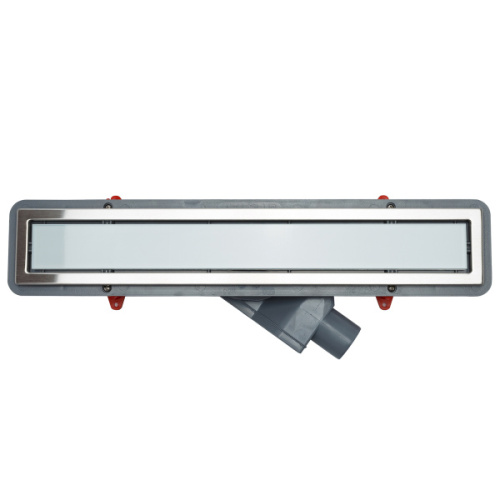 Линейный трап, цвет белое стекло, двухсторонний, Pestan Confluo Premium White Glass Line 650, душевой трап - фото 2