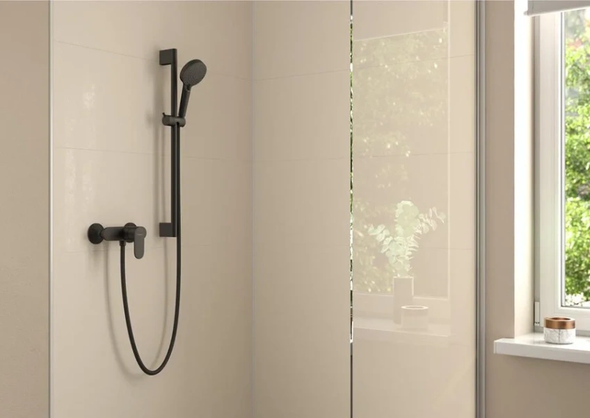Смеситель для душа Hansgrohe Vernis Blend черный матовый - фото 3