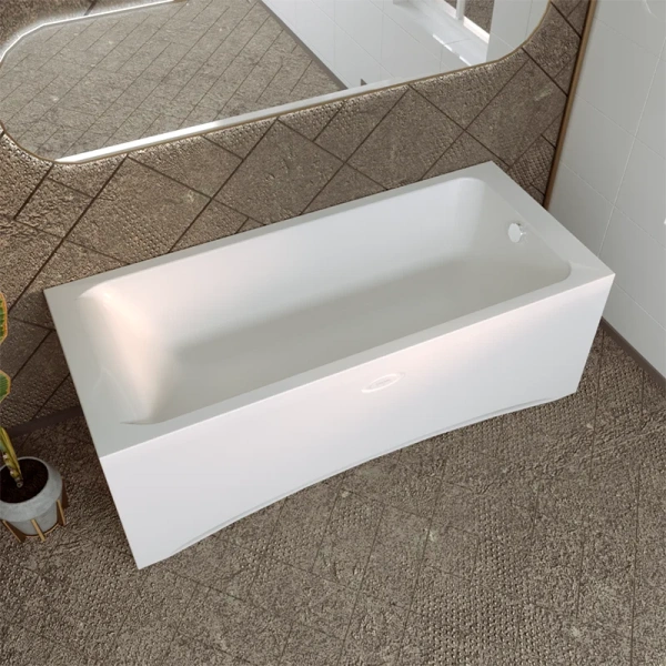 Акриловая ванна Радомир Агата 2-01-0-0-1-227Р, 175 х 75 см, каркас разборный в комплекте, белая, прямоугольные - фото 5