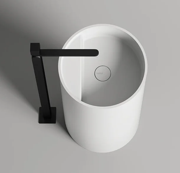 Раковина напольная Salini Armonia Top 01 45 см белая матовая - фото 3