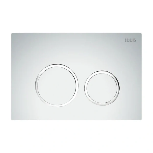Клавиша смыва IDDIS Unifix матовый хром - фото 1