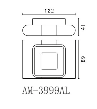 Мыльница для ванной Art&Max Platino AM-3999AL, современные, hi-tech - фото 2