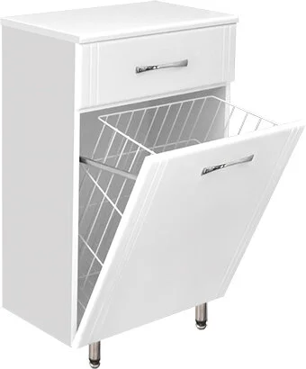 Тумба напольная Style Line Эко Стандарт 60 см с бельевой корзиной, в наличии - фото 2