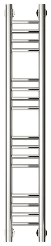 Полотенцесушитель водяной Сунержа Богема+ 0220-1015 15х100 см перемычка прямая, лесенка, вертикальные, узкие - фото 4