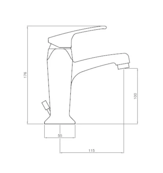 Смеситель для раковины Cezares Legend хром, современные, hi-tech - фото 3