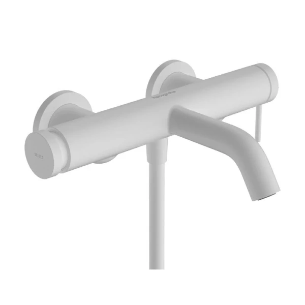Смеситель для ванны Hansgrohe Tecturis S матовый белый - фото 1