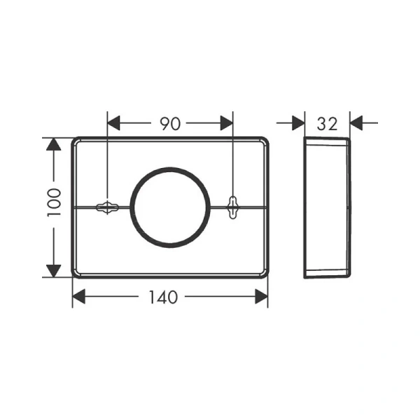 Держатель гигиенических пакетов Hansgrohe AddStoris шлифованный черный хром, современные, hi-tech - фото 2