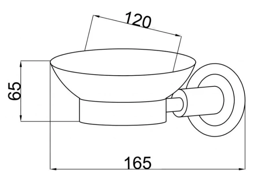 Мыльница Boheme Murano декор белый, классические, ретро, декорированные - фото 2