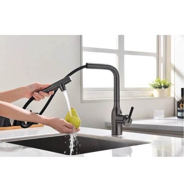 Смеситель для кухни Paulmark Viper хром, современные, hi-tech - фото 3