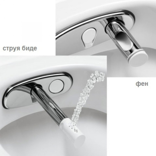 Унитаз с бачком Geberit AquaClean 8000 185.100.11.1, сиденье с микролифтом , c функцией биде, моноблок, низкие - фото 5