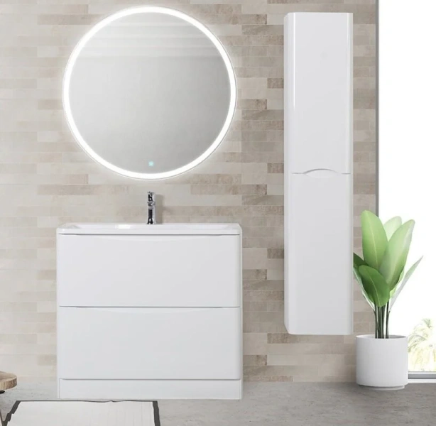 Тумба под раковину напольная BelBagno Acqua 100 см bianco lucido, нет в наличии - фото 2