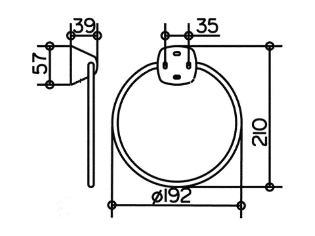 Полотенцедержатель Keuco City.2 хром - фото 2