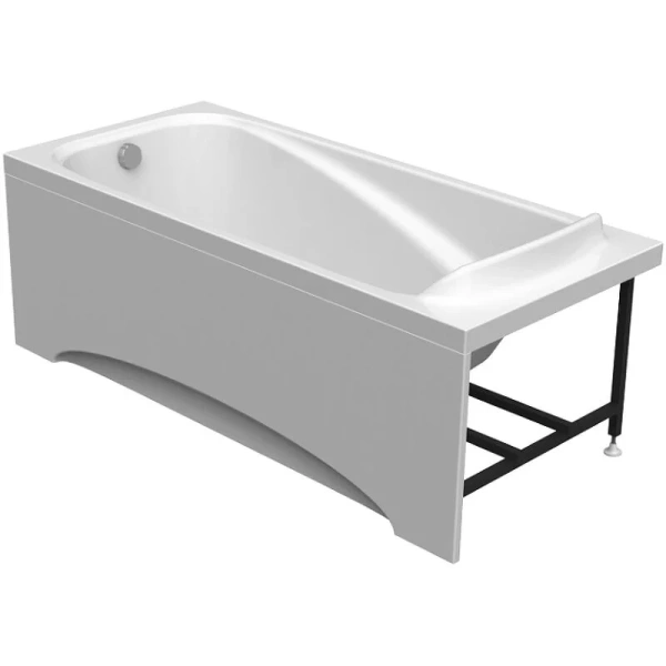 Акриловая ванна Радомир Роза 2-78-0-0-9-208Р, 169 x 77 см, фронтальный экран скандинавского вида, каркас разборный в комплекте, белая, 170 см - фото 9
