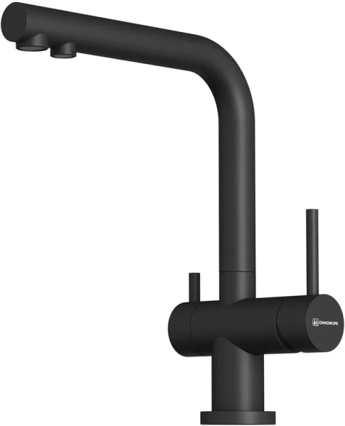 Смеситель для кухни Omoikiri Nagano-BL-P черный - фото 2