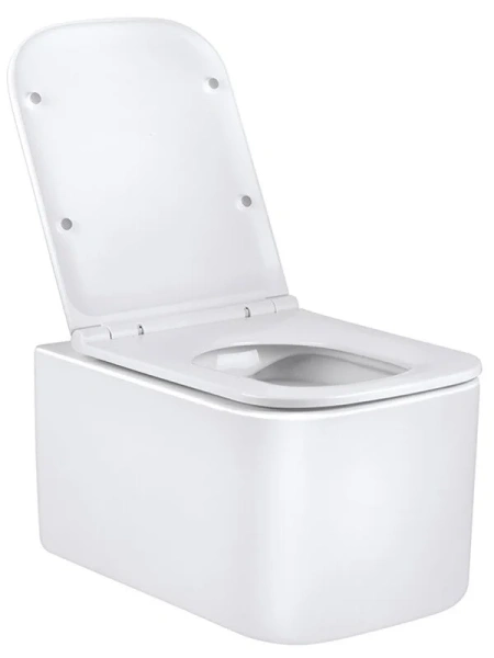 Унитаз подвесной Vincea Ultra VT1-32 безободковый, современные, hi-tech, прямоугольные - фото 5