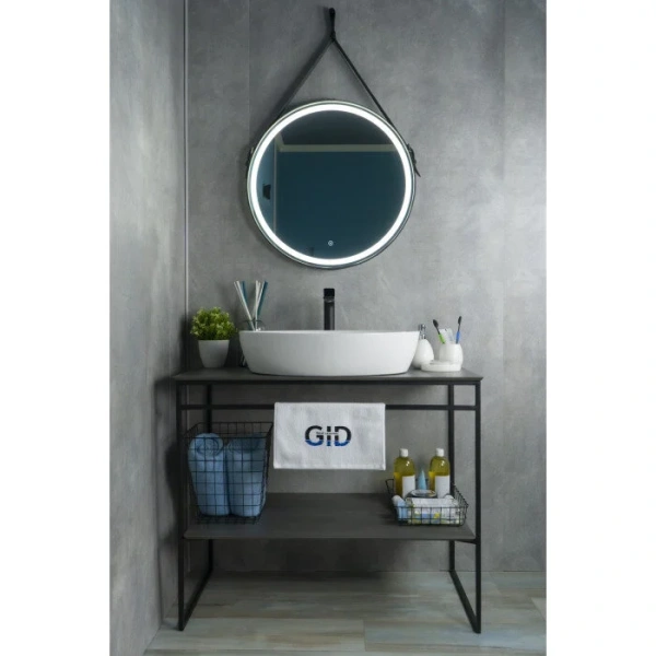 Раковина GID Lago N9433 61 см белая - фото 4