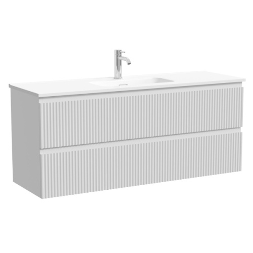 Тумба под раковину подвесная Sancos Snob R 120 см bianco