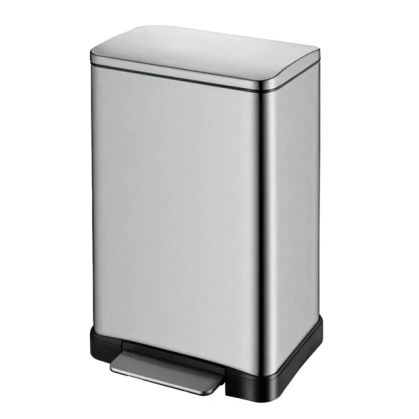 Мусорное ведро WeltWasser WW ME матовая сталь - фото 1