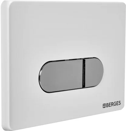 Унитаз с инсталляцией BERGES кнопка белая/хром глянец, с инсталляцией index_2 - фото 8