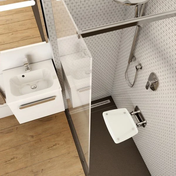 Сиденье для душа Ravak OVO B8F00000 настенное index_3 - фото 7