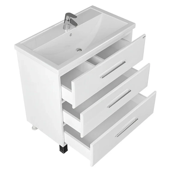 Зеркальный шкаф Grossman Талис 70 см бетон пайн, недорогo - фото 7