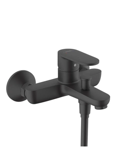 Смеситель для ванны Hansgrohe Vernis Blend черный матовый - фото 1