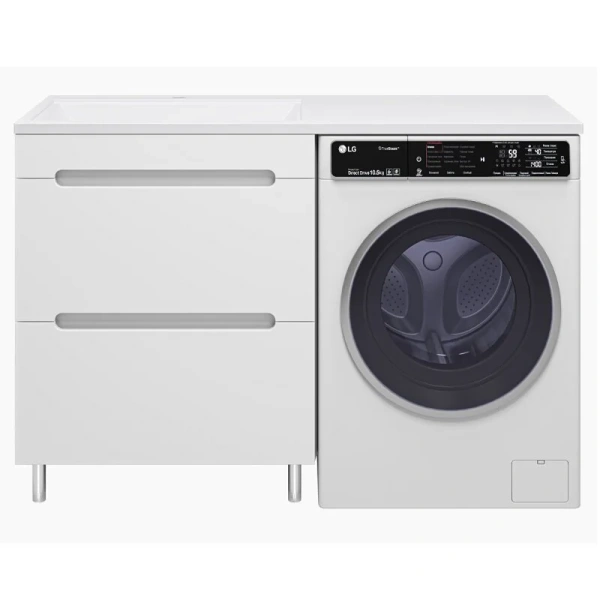 Тумба под раковину напольная Misty Байкал 70 см белая