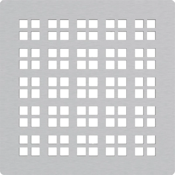 Решетка Alcaplast 10 см нержавеющая сталь - фото 1