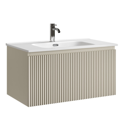 Тумба под раковину подвесная Sancos Snob R 1.0 80 см beige soft