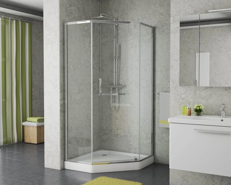 Душевой уголок Grossman Pragma PR-100 100х100 см многоугольный - фото 2