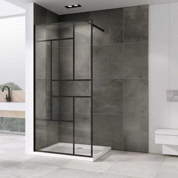 Душевая перегородка Abber Immer Offen 90 см стекло прозрачное - фото 3