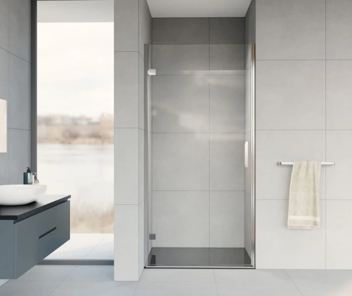 Душевая дверь в нишу Vincea Flex VDP-1F900C 90 см распашная, 90 см - фото 3