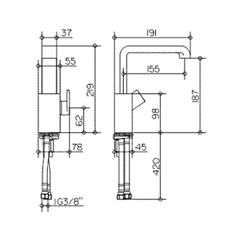 Смеситель для раковины Keuco Edition 300 53002 010100 - фото 2