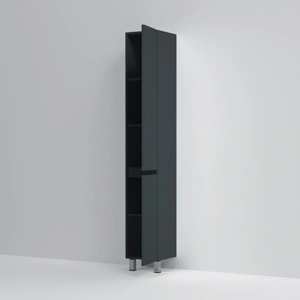 Шкаф-пенал напольный Am.Pm Gem S 30 см графит матовый, недорого - фото 4