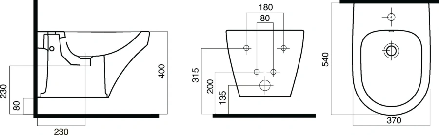 Биде подвесное Am.Pm Inspire белое index_1 - фото 7