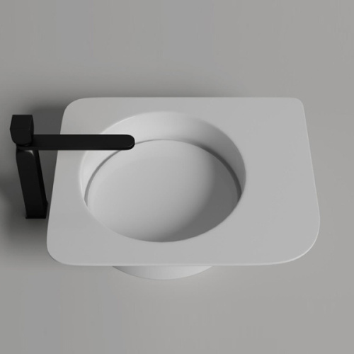 Раковина Salini Ninfea 02 54 см белая матовая - фото 3