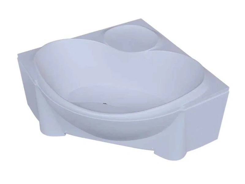 Ванна акриловая Акватек Эпсилон 150x150 см с фронтальным экраном и вклеенным каркасом - фото 3