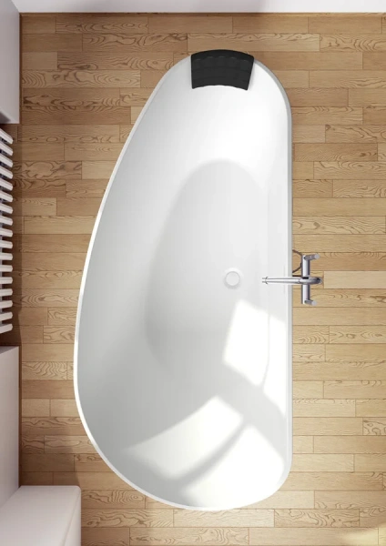 Ванна из искусственного камня Riho Granada B120001105, 170 x 80 см, левая, белый матовый, приставные - фото 7