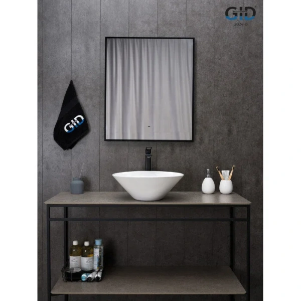 Раковина GID Esfera N9102 42 см белая - фото 4