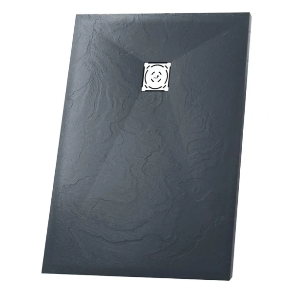 Душевой поддон RGW Stone Tray ST-G 100х80 см прямоугольный графит - фото 1
